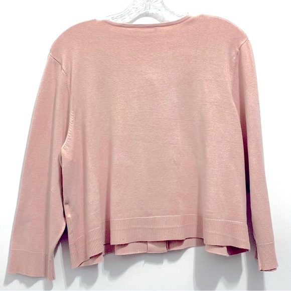 Calvin Klein Women’s Retro Cropped Round Neck Cardigan - Picture 6 of 7